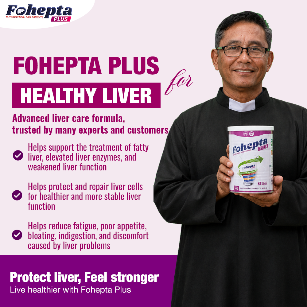 [Buy 1 Get 1] FOHEPTA PLUS 400g - Premium Liver Support Nutrition Formula for Daily Liver Care