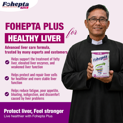 [Buy 1 Get 1] FOHEPTA PLUS 400g - Premium Liver Support Nutrition Formula for Daily Liver Care