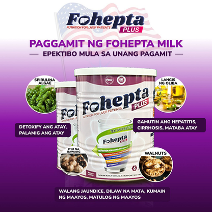 [Buy 1 Get 1] FOHEPTA PLUS 400g - Premium Liver Support Nutrition Formula for Daily Liver Care
